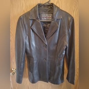 Womens leather limited jacket